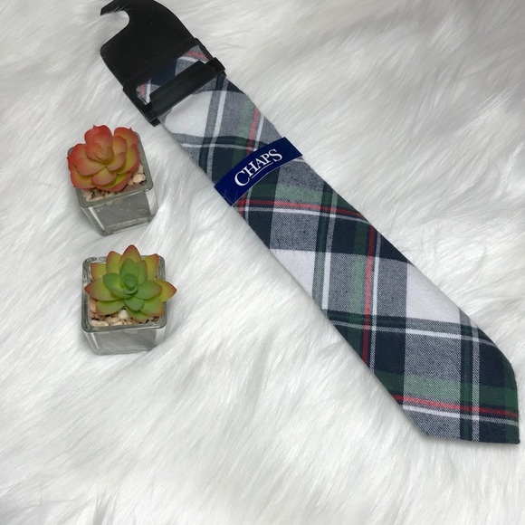 Chaps Preppy Plaid Tie NWT - Picture 2 of 4